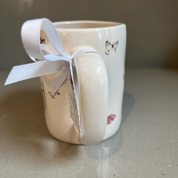 Rae Dunn HAVE FAITH Hebrews 11:1 Butterflies Easter Ceramic Mug Coffee Tea - Picture 5 of 9